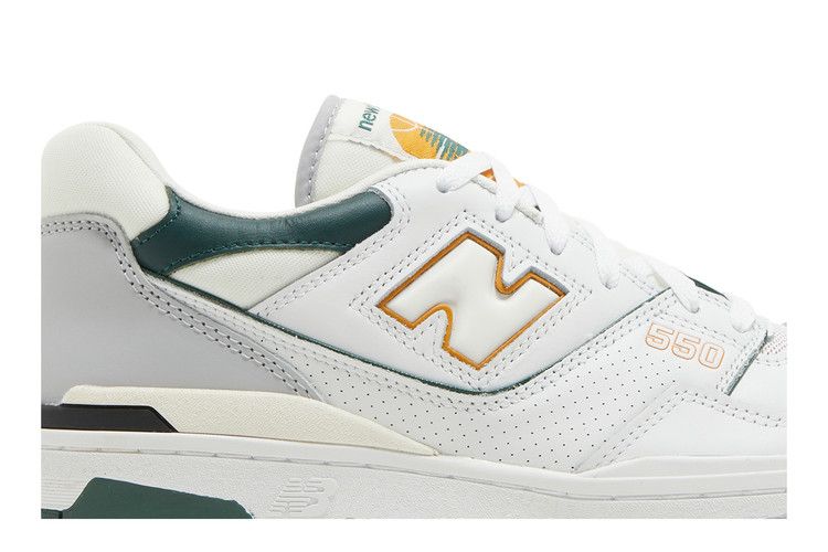 New Balance 550 White Nightwatch Green - BB550PWC