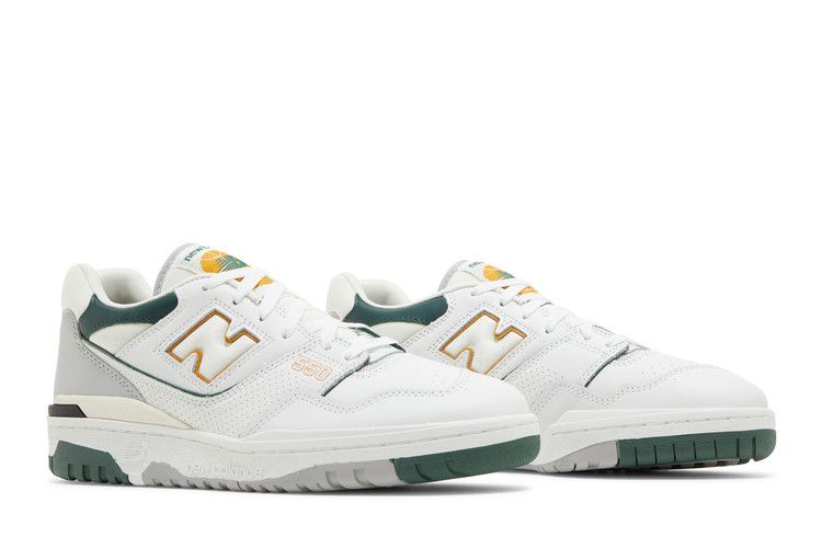 New Balance 550 White Nightwatch Green - BB550PWC