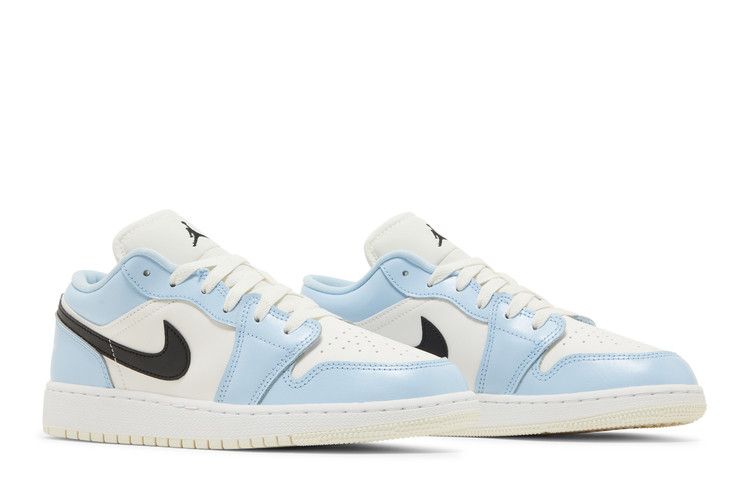 Air Jordan Air Jordan 1 Low Ice Blue Black - 554723-401