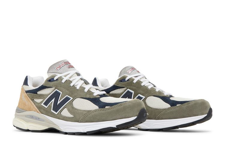 New Balance 990 v3 Made In USA Green Cream - M990TO3