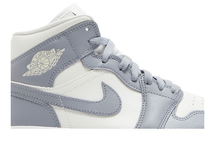 Air Jordan Air Jordan 1 Mid Grey Sail - BQ6472-115