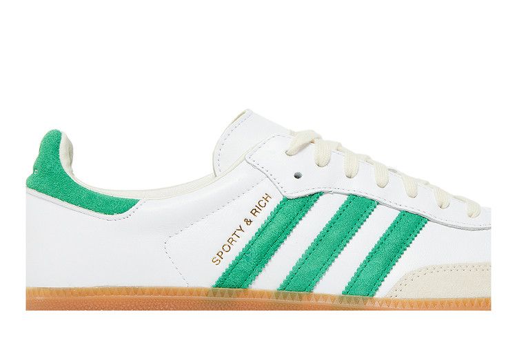 Adidas Samba OG Sporty & Rich White Green - HQ6075