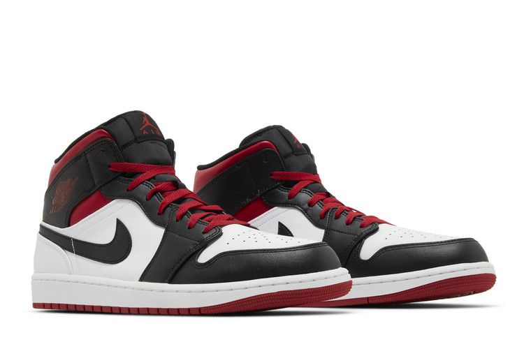 Air Jordan Air Jordan 1 Mid Gym Red Black Toe - DQ8426-106 / DQ8423-106