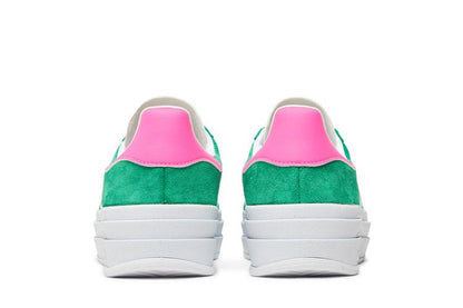 Adidas Gazelle Bold Green Lucid Pink - IG3136