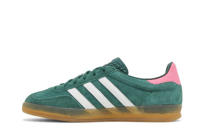 Adidas Gazelle Indoor Collegiate Green Lucid Pink - IG5929