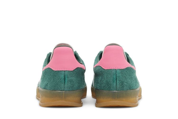 Adidas Gazelle Indoor Collegiate Green Lucid Pink - IG5929