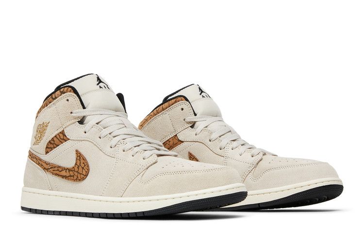 Air Jordan Air Jordan 1 Mid SE Brown Elephant - DZ4129-102 / DZ5369-102