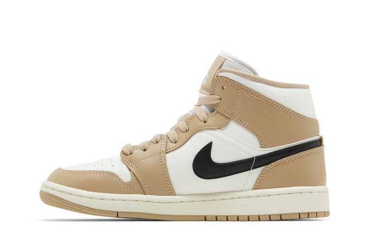 Air Jordan Air Jordan 1 Mid Tan Black - BQ6472-103