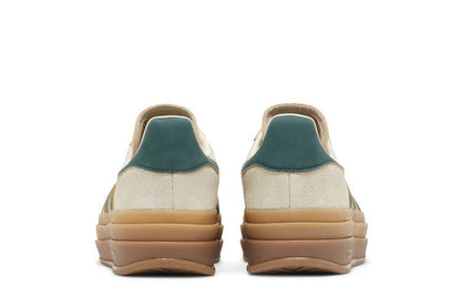 Adidas Gazelle Bold Magic Beige Collegiate Green - ID7056