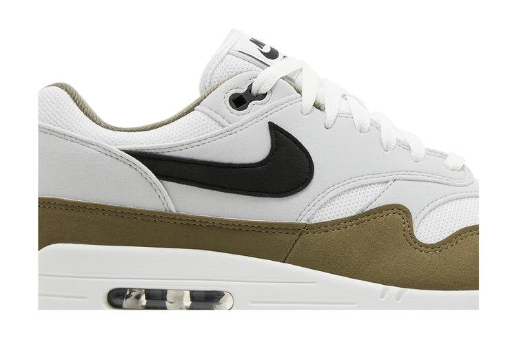 Nike Air Max 1 White Black Medium Olive - FD9082-102