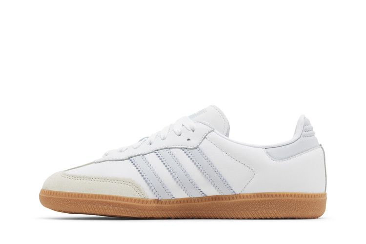 Adidas Samba OG White Halo Blue Gum - IE0877