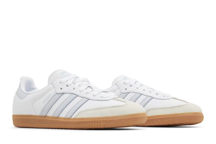 Adidas Samba OG White Halo Blue Gum - IE0877