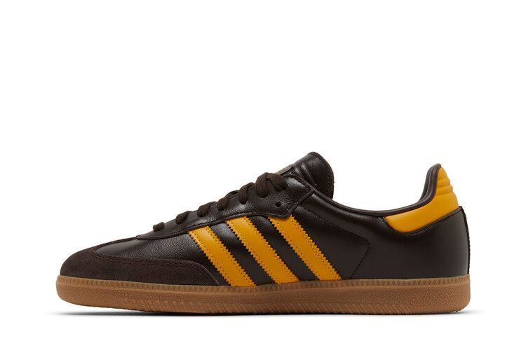 Adidas Samba OG Dark Brown Yellow - IG6174