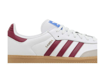 Adidas Samba OG White Burgundy Gum - IF3813