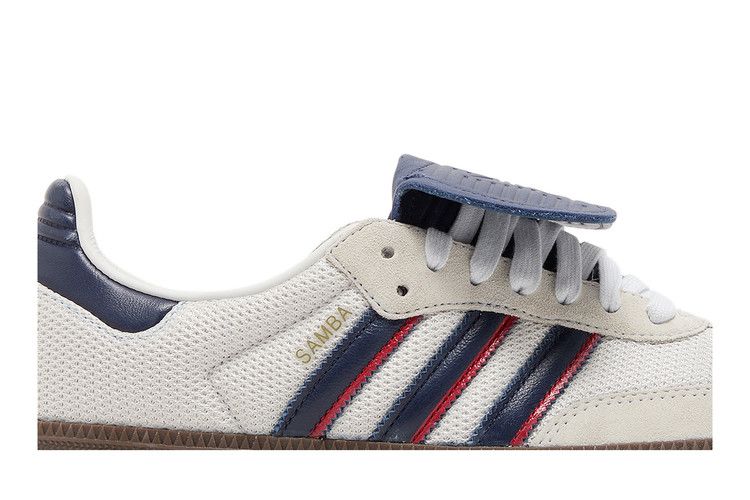 Adidas Samba LT Crystal White Dark Blue Gum - IE9169