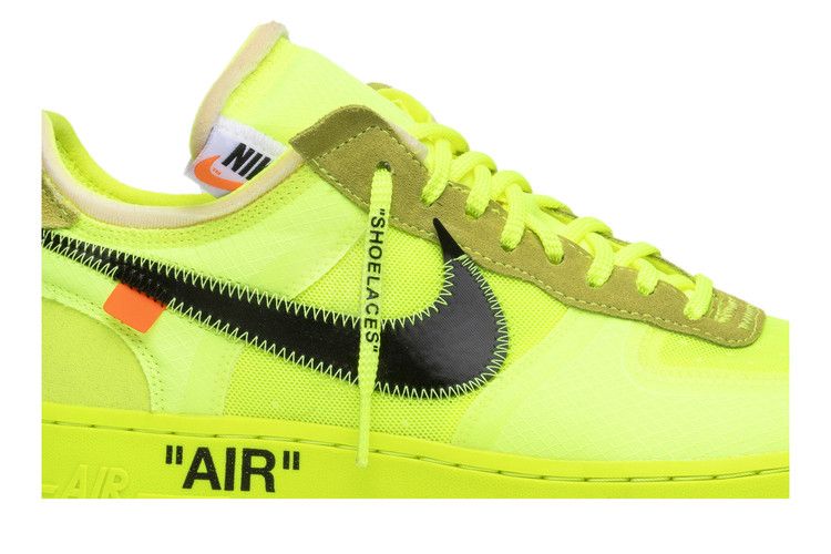 Nike Air Force 1 Low Off-White Volt - AO4606-700