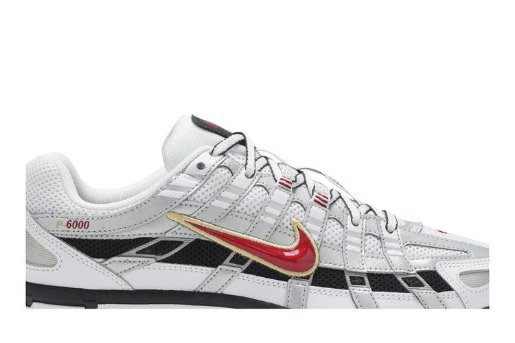 Nike P-6000 White Gold Red - BV1021-101