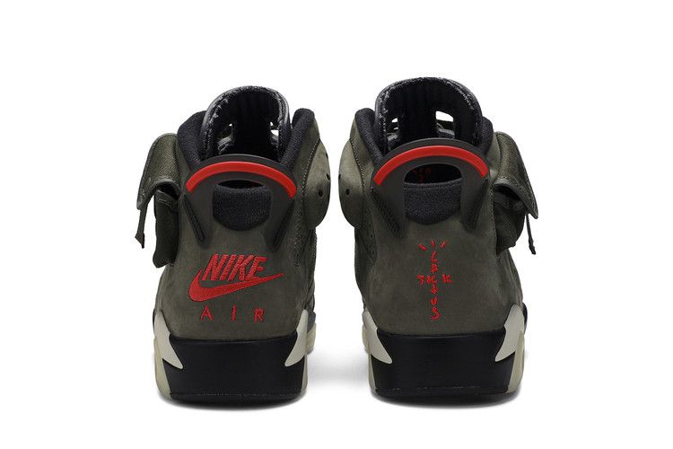 Air Jordan Air Jordan 6 Travis Scott Medium Olive - CN1084-200 / CN1085-200