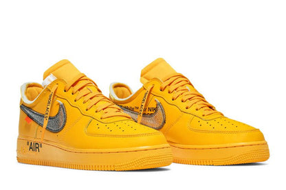 Nike Air Force 1 Low Off-White University Gold Metallic Silver - DD1876-700