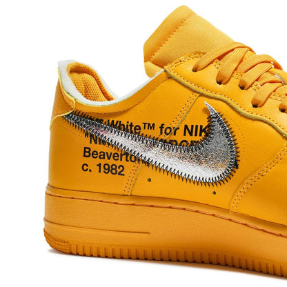 Nike Air Force 1 Low Off-White University Gold Metallic Silver - DD1876-700