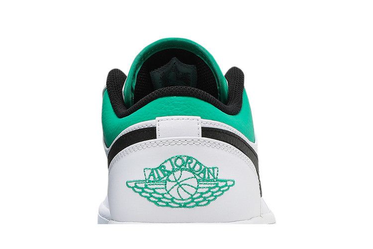 Air Jordan Air Jordan 1 Low White Lucky Green Black - 553558-129 / 553560-065