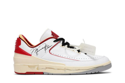 Air Jordan Air Jordan 2 Retro Low SP Off-White White Red - DJ4375-106