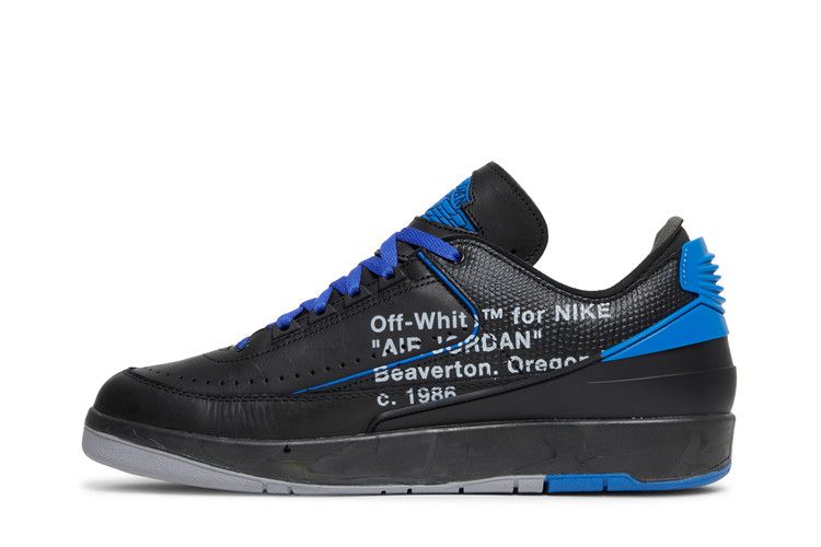 Air Jordan Air Jordan 2 Retro Low SP Off-White Black Blue - DJ4375-004