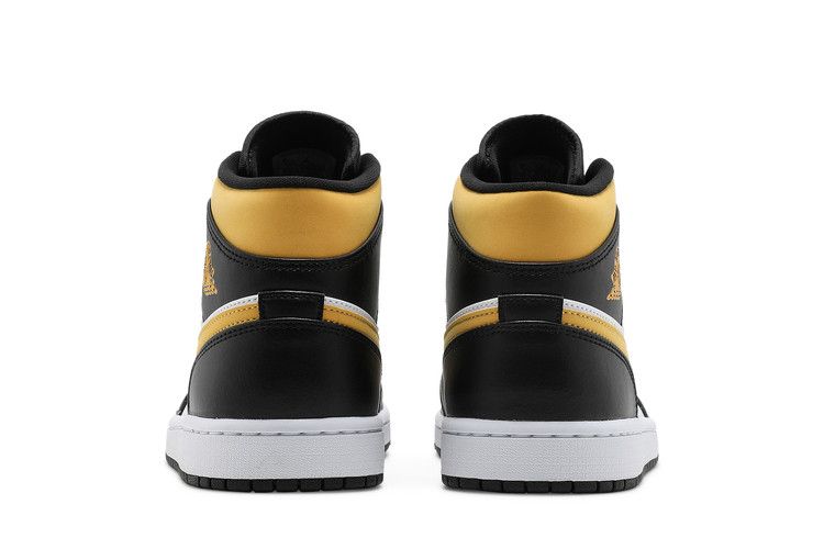 Air Jordan Air Jordan 1 Mid White Pollen Black - 554724-177 / 554725-177