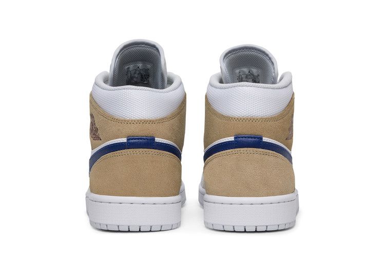 Air Jordan Air Jordan 1 Mid Tan Suede Navy - DO6726-100