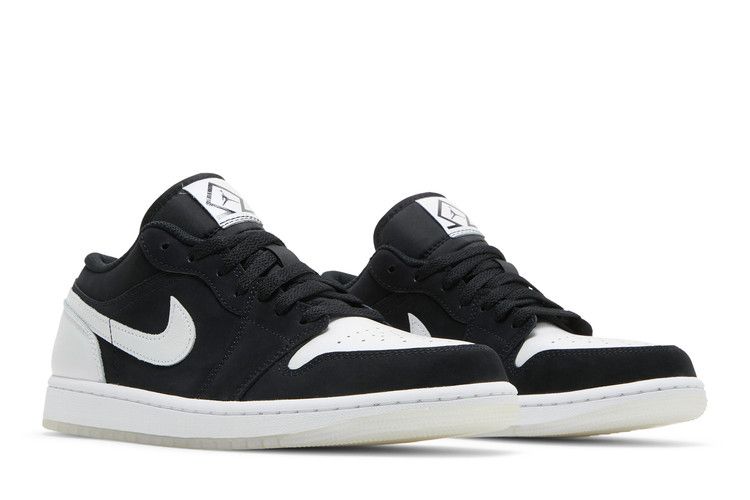 Air Jordan Air Jordan 1 Low Black White Diamond - DH6931-001