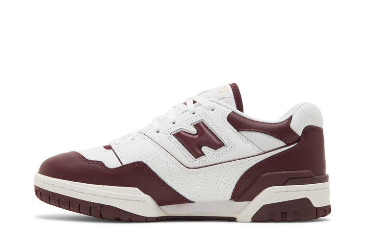 New Balance 550 White Burgundy - BB550BZ1