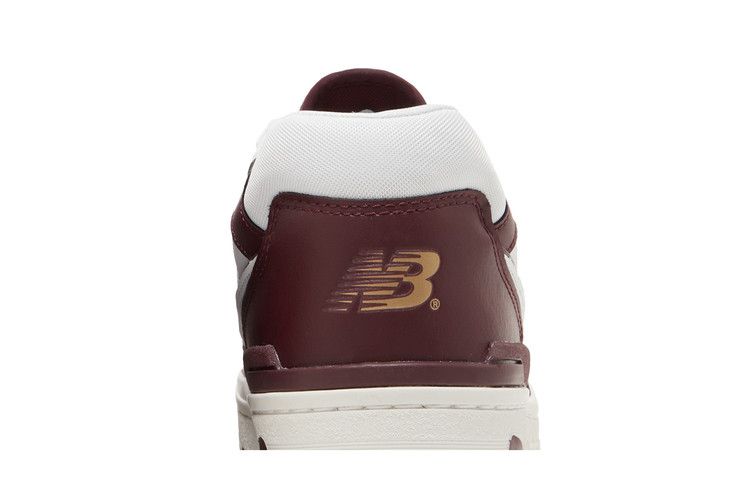 New Balance 550 White Burgundy - BB550BZ1