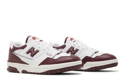 New Balance 550 White Burgundy - BB550BZ1