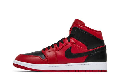 Air Jordan Air Jordan 1 Mid Reverse Bred - 554724-660 / 554725-660