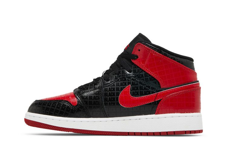 Air Jordan Air Jordan 1 Mid Bred Text - DM9650-001