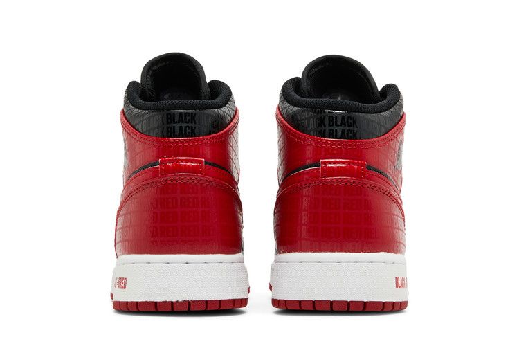 Air Jordan Air Jordan 1 Mid Bred Text - DM9650-001