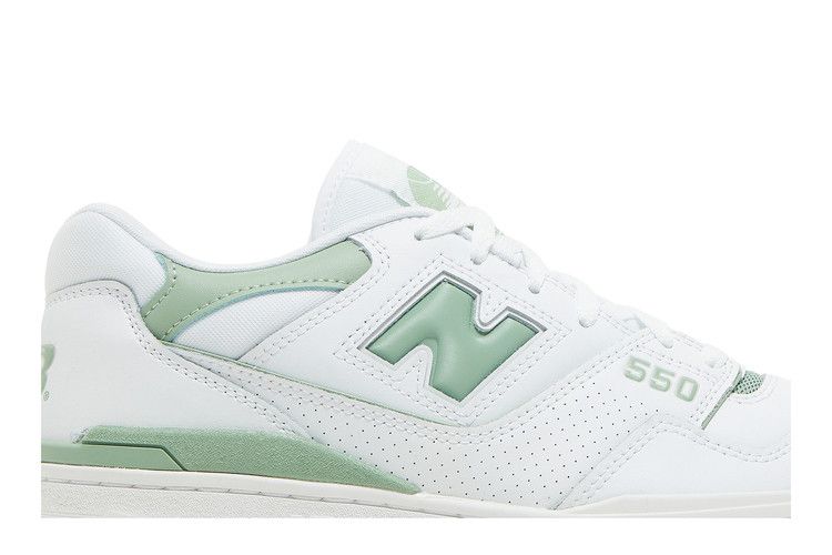 New Balance 550 White Mint Green - BB550FS1