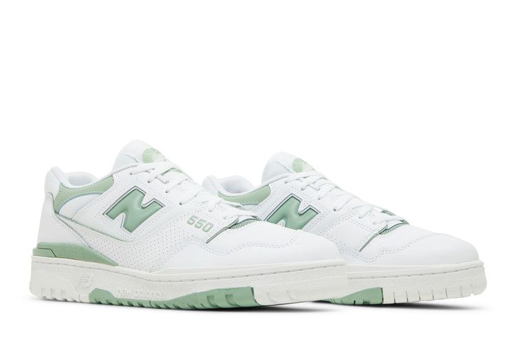 New Balance 550 White Mint Green - BB550FS1