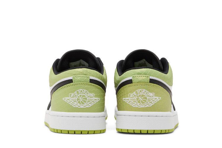 Air Jordan Air Jordan 1 Low Vivid Green Snakeskin - DX4446-301