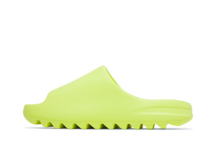 Adidas Yeezy Slide Glow Green (Restock Pair 2022) - HQ6447