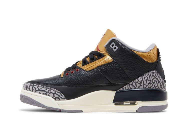 Air Jordan Air Jordan 3 Retro Black Cement Gold - CK9246-067