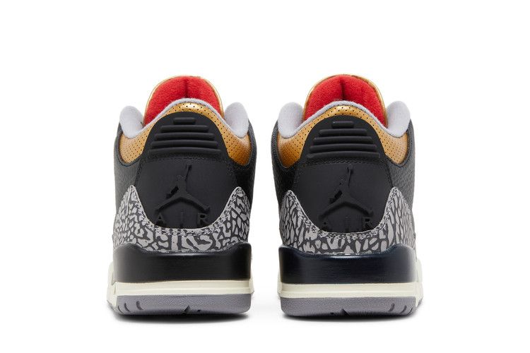 Air Jordan Air Jordan 3 Retro Black Cement Gold - CK9246-067