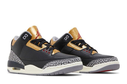 Air Jordan Air Jordan 3 Retro Black Cement Gold - CK9246-067