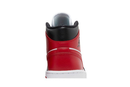 Air Jordan Air Jordan 1 Mid White Bred Toe - BQ6472-079