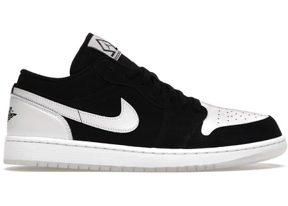 Air Jordan Air Jordan 1 Low Black White Diamond - DH6931-001