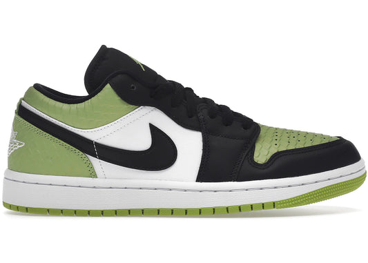 Air Jordan Air Jordan 1 Low Vivid Green Snakeskin - DX4446-301