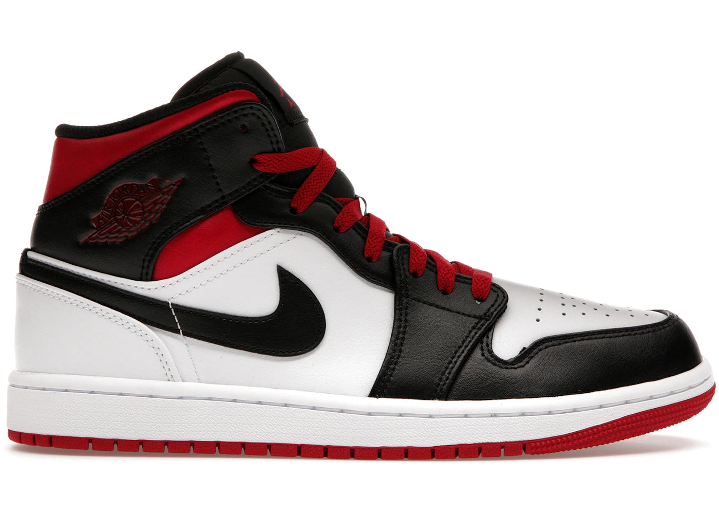 Air Jordan Air Jordan 1 Mid Gym Red Black Toe - DQ8426-106 / DQ8423-106