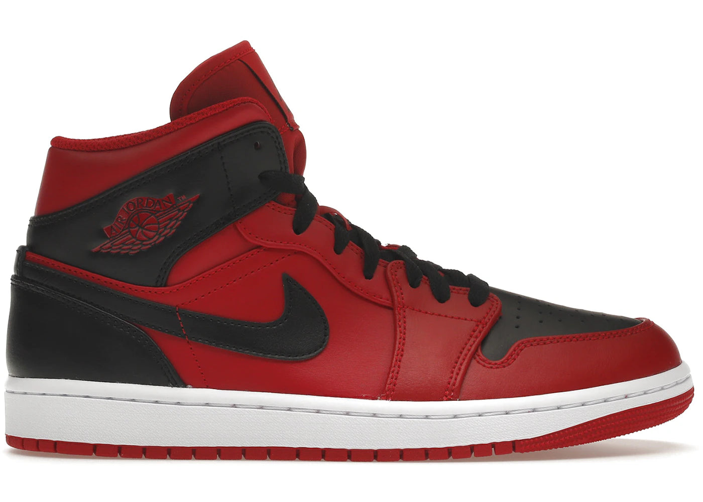 Air Jordan Air Jordan 1 Mid Reverse Bred - 554724-660 / 554725-660