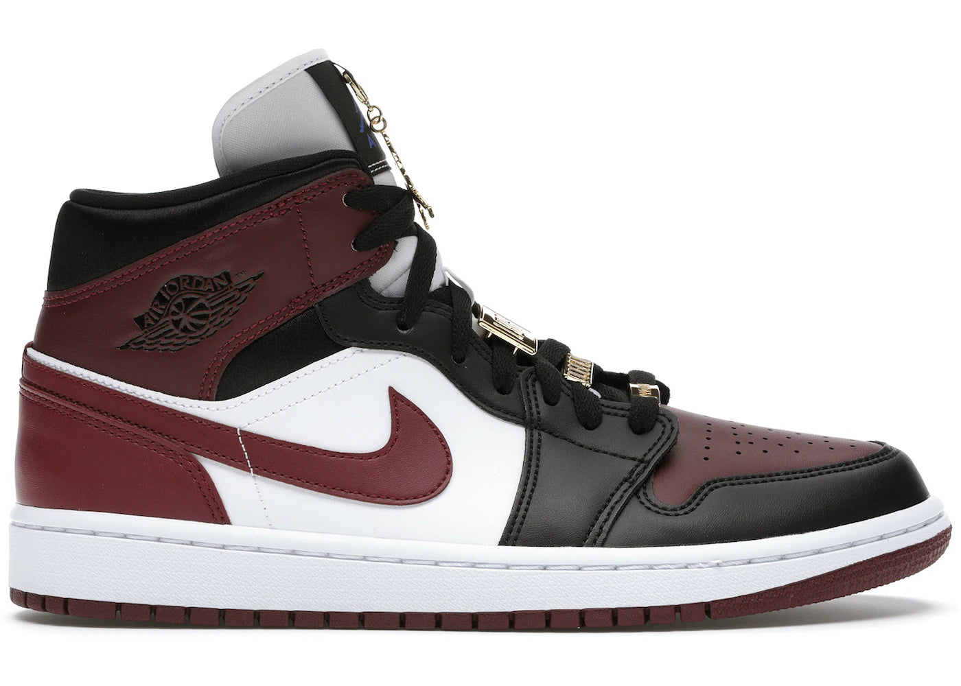 Air Jordan Air Jordan 1 Mid SE Black Dark Beetroot - CZ4385-016