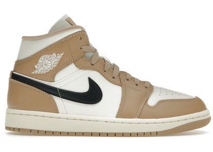 Air Jordan Air Jordan 1 Mid Tan Black - BQ6472-103